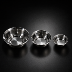 Stainless Steel Mixing Bowls, Stackable Set