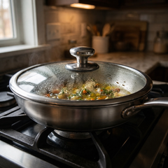 Hand Hammered Titanium Frying Pan, Limited Edition