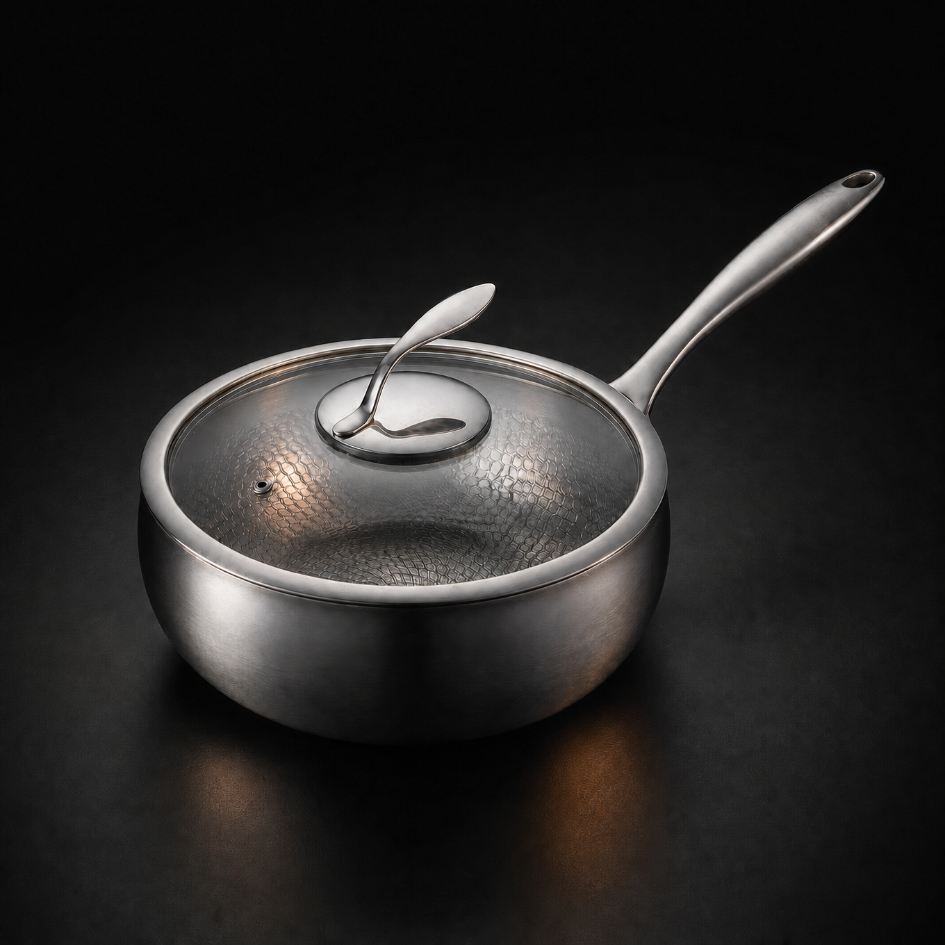 Hammered Titanium Saute Pan