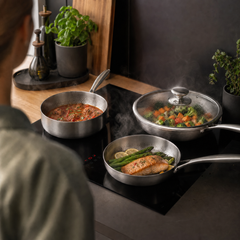 Titanium Stir Fry Trio with Lid