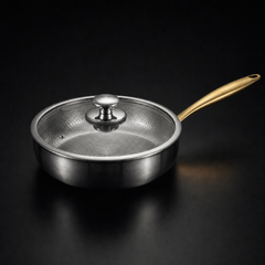 Hand Hammered High Wall Titanium Pan, Limited Edition