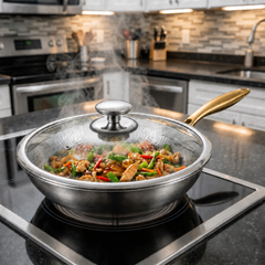 Hammered Titanium Wok, Limited Run