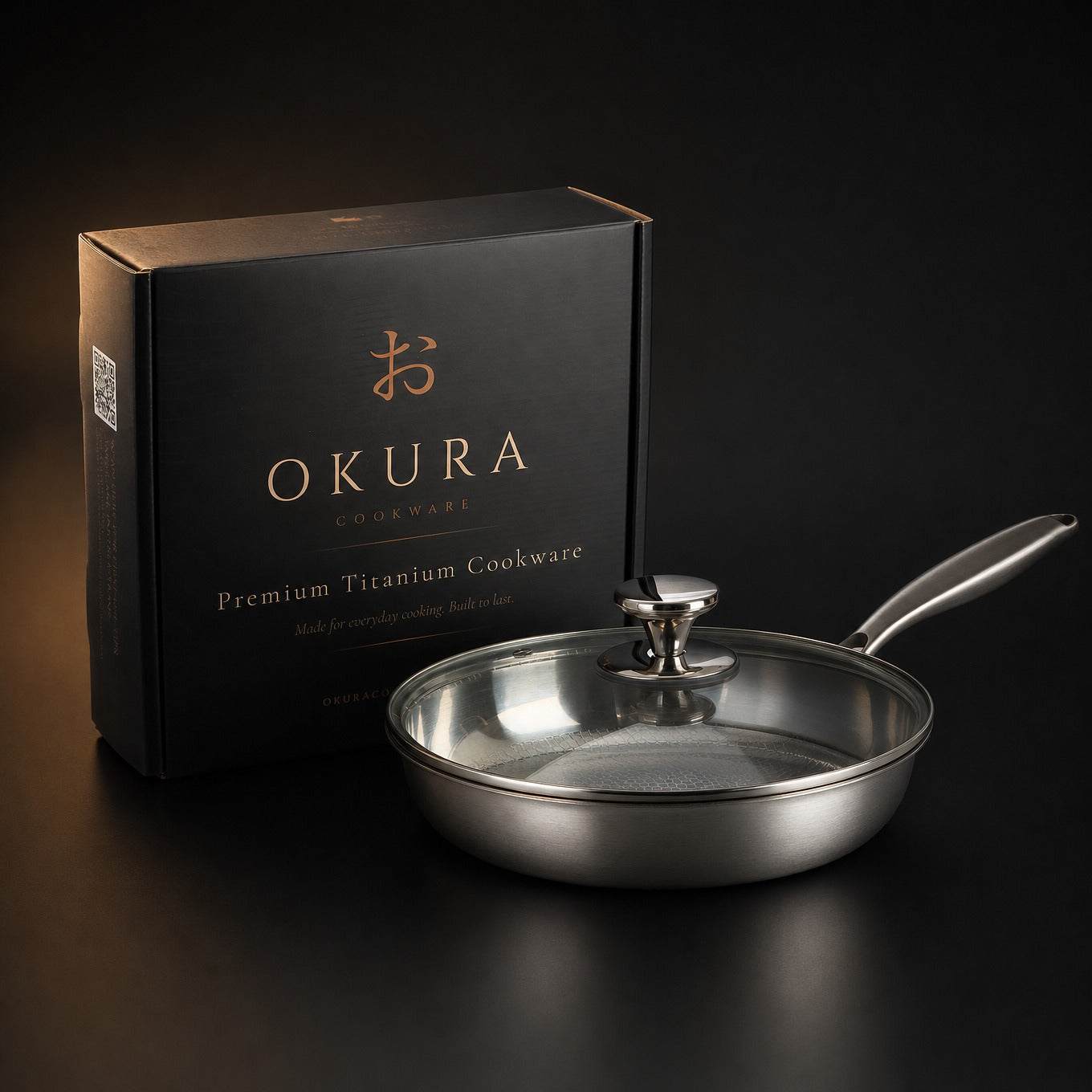 Titanium Frying Pan, Chemical and PFAS Free