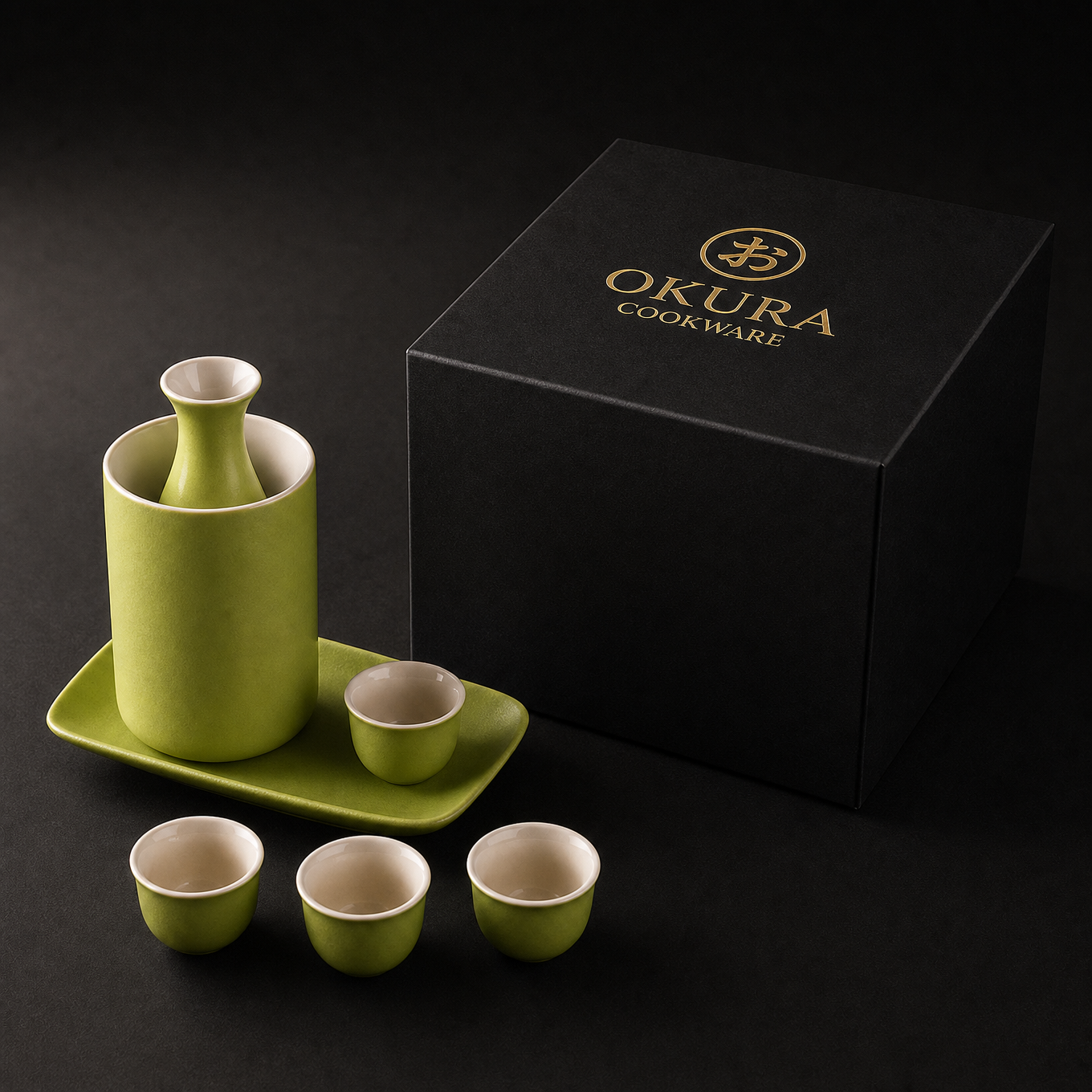 Ceramic Sake Set with Warmer