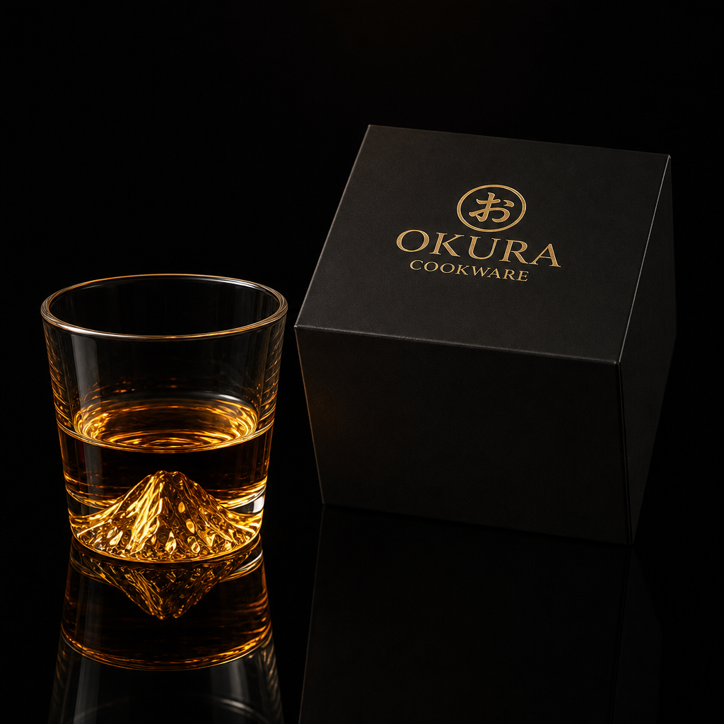 Mountain Peak Whisky Glass, Single or Pair