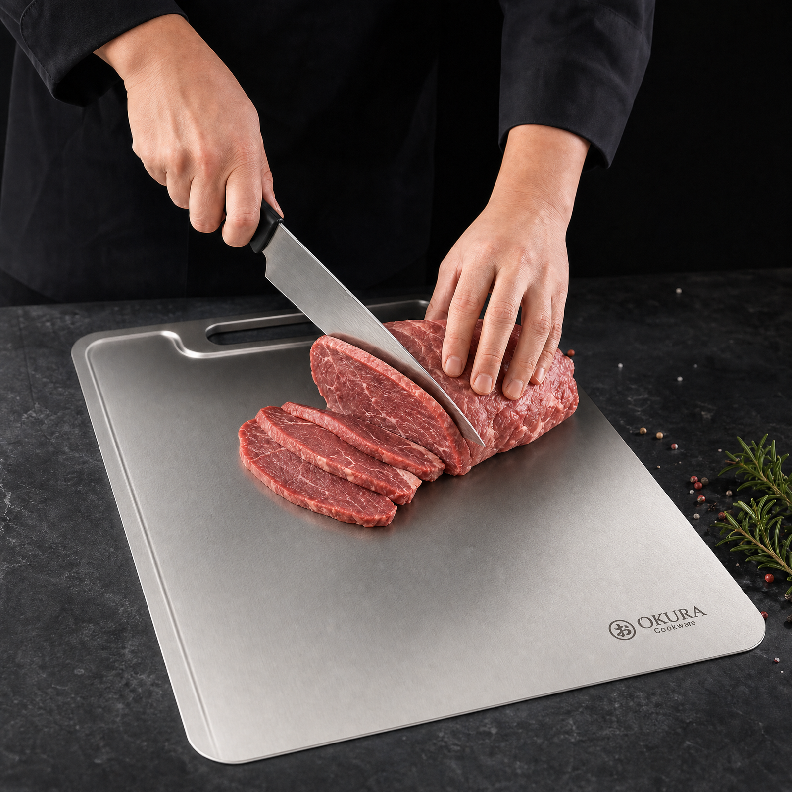 Solid Titanium Cutting Board