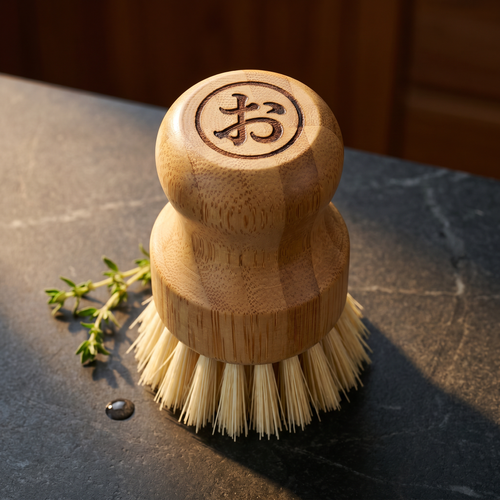 Bamboo Dish Brush, Plastic Free