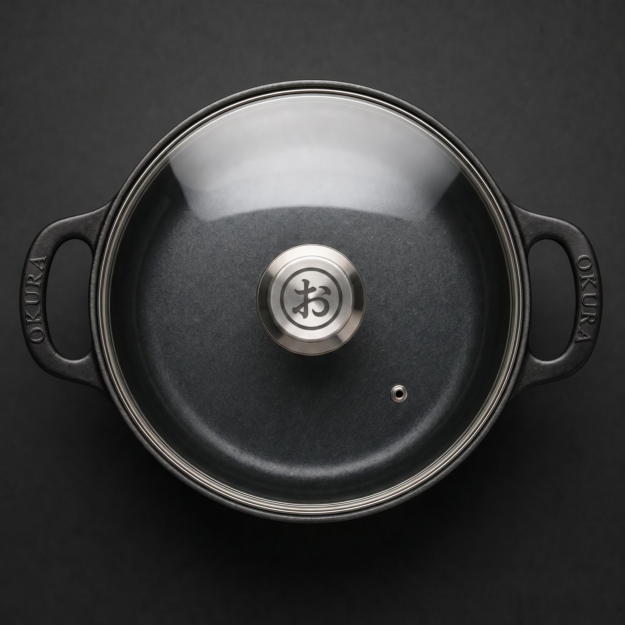 Cast Iron Casserole with Glass Lid