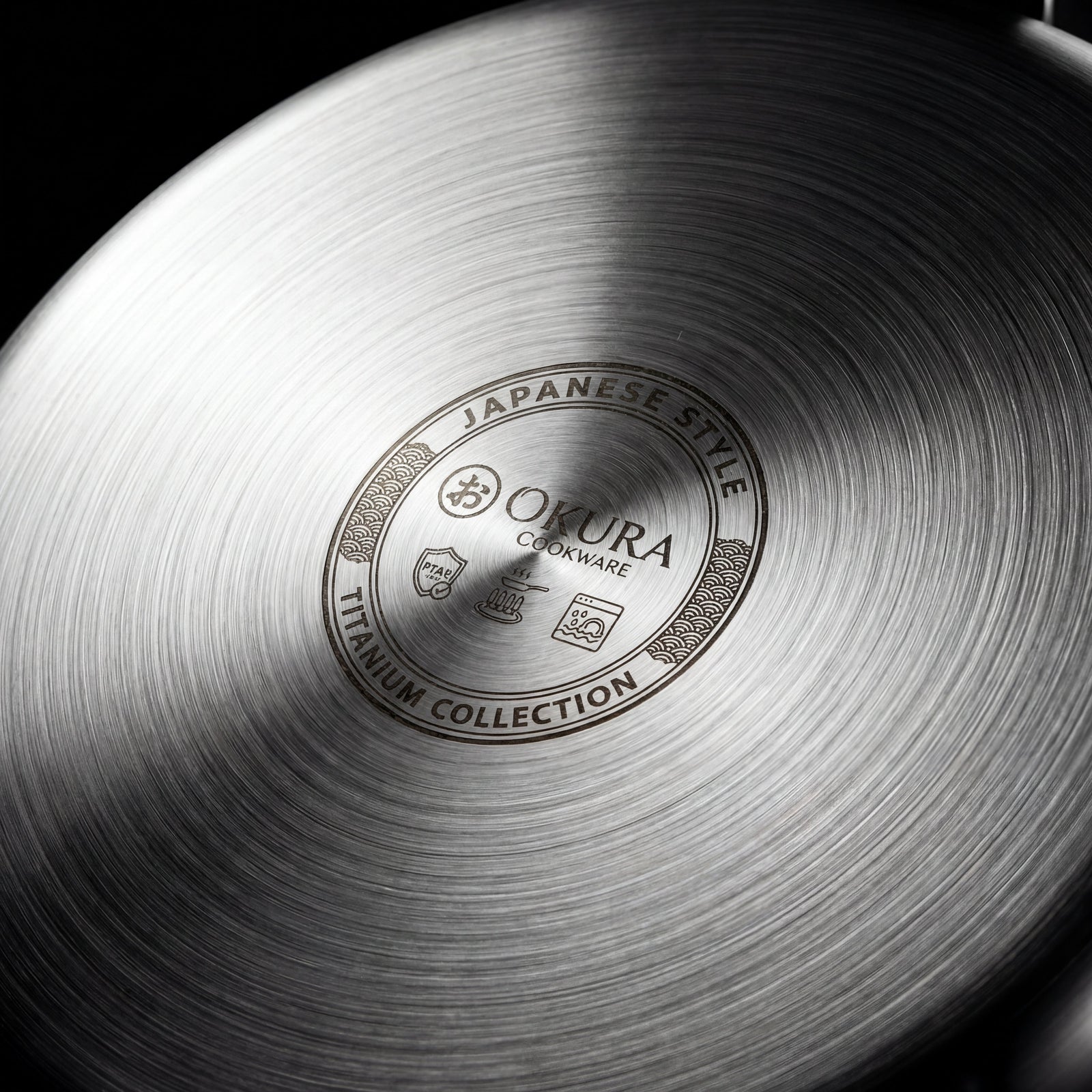 Hand Hammered Titanium Frying Pan, Limited Edition