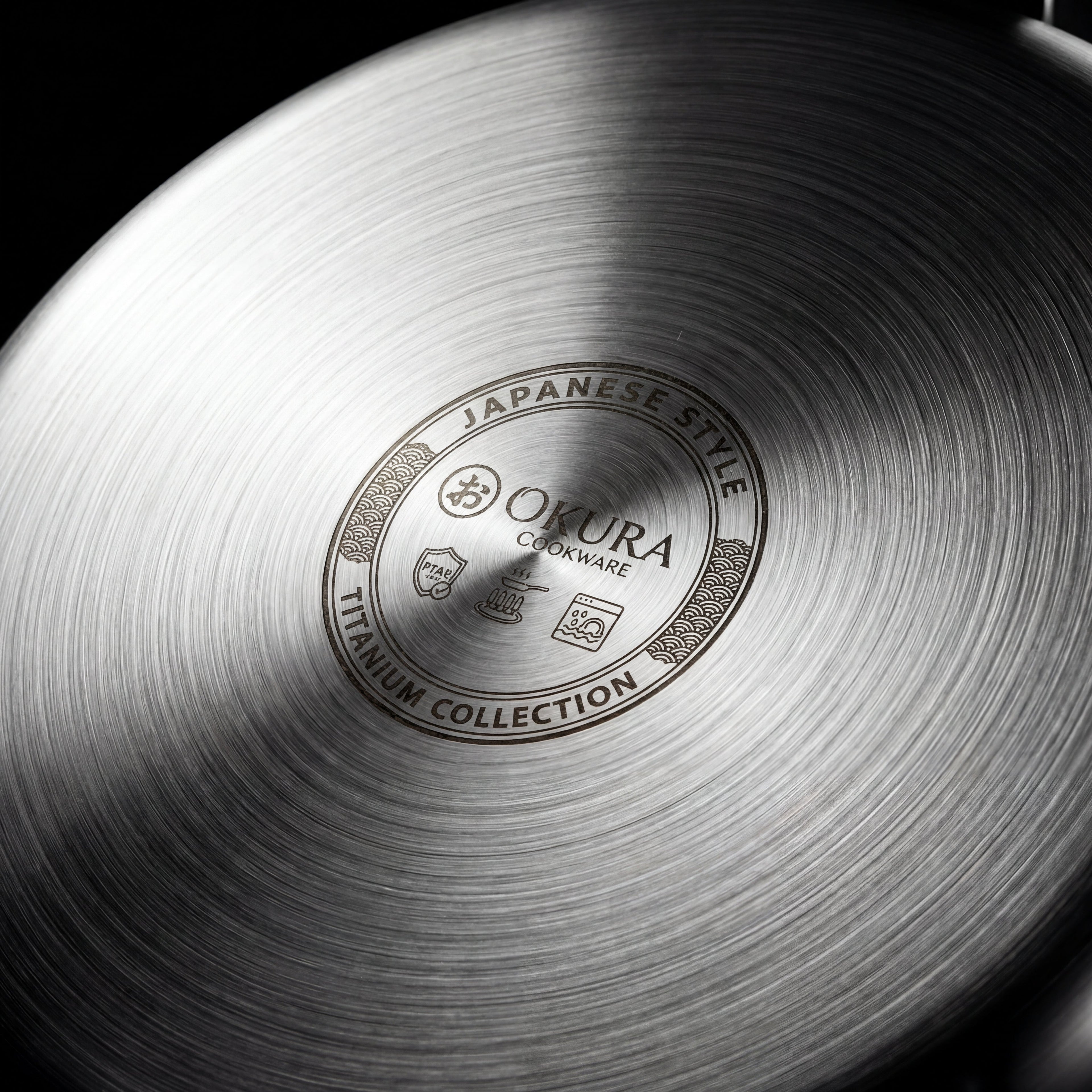 Hand Hammered Titanium Frying Pan, Limited Edition