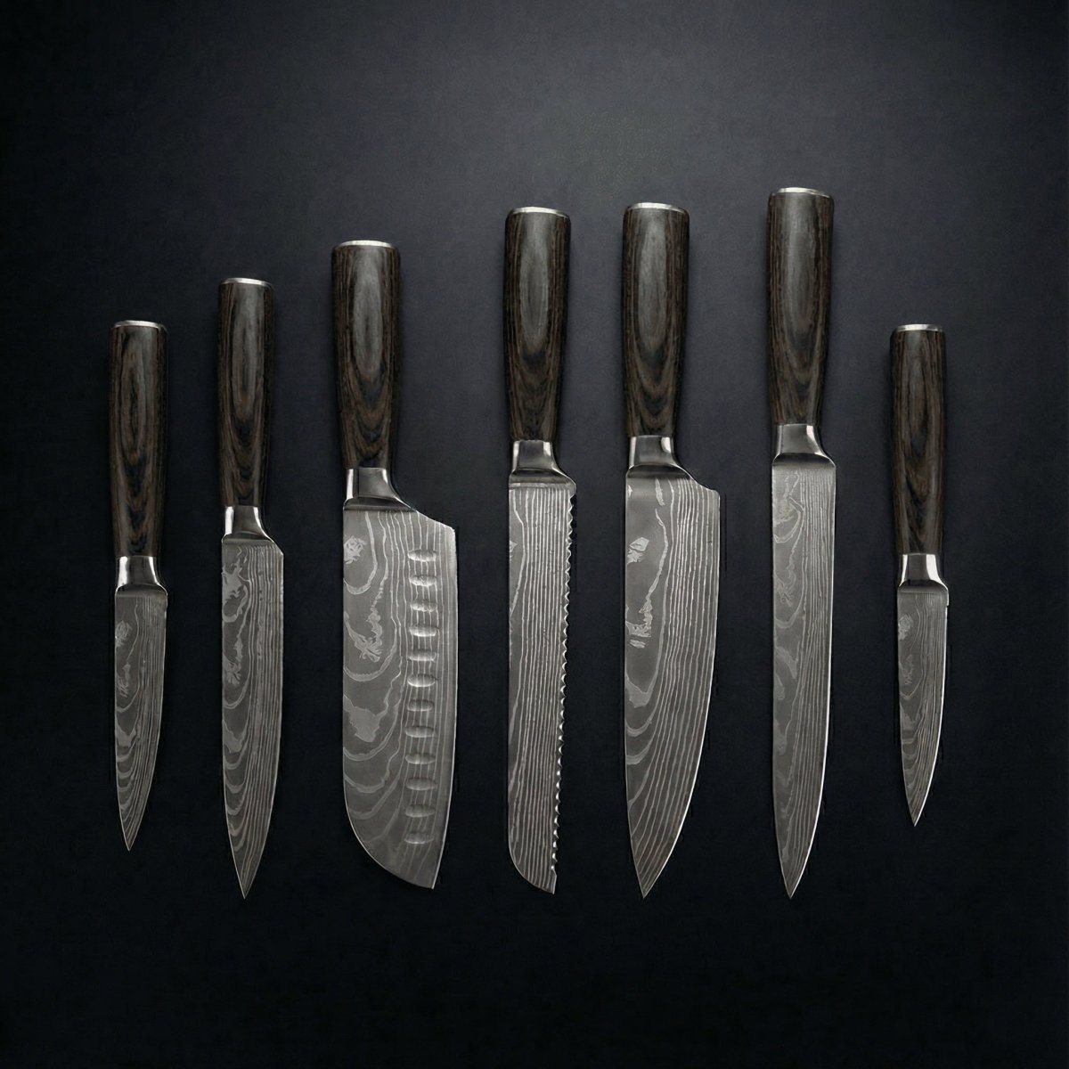 Kitchen Knife Set, Seven Piece